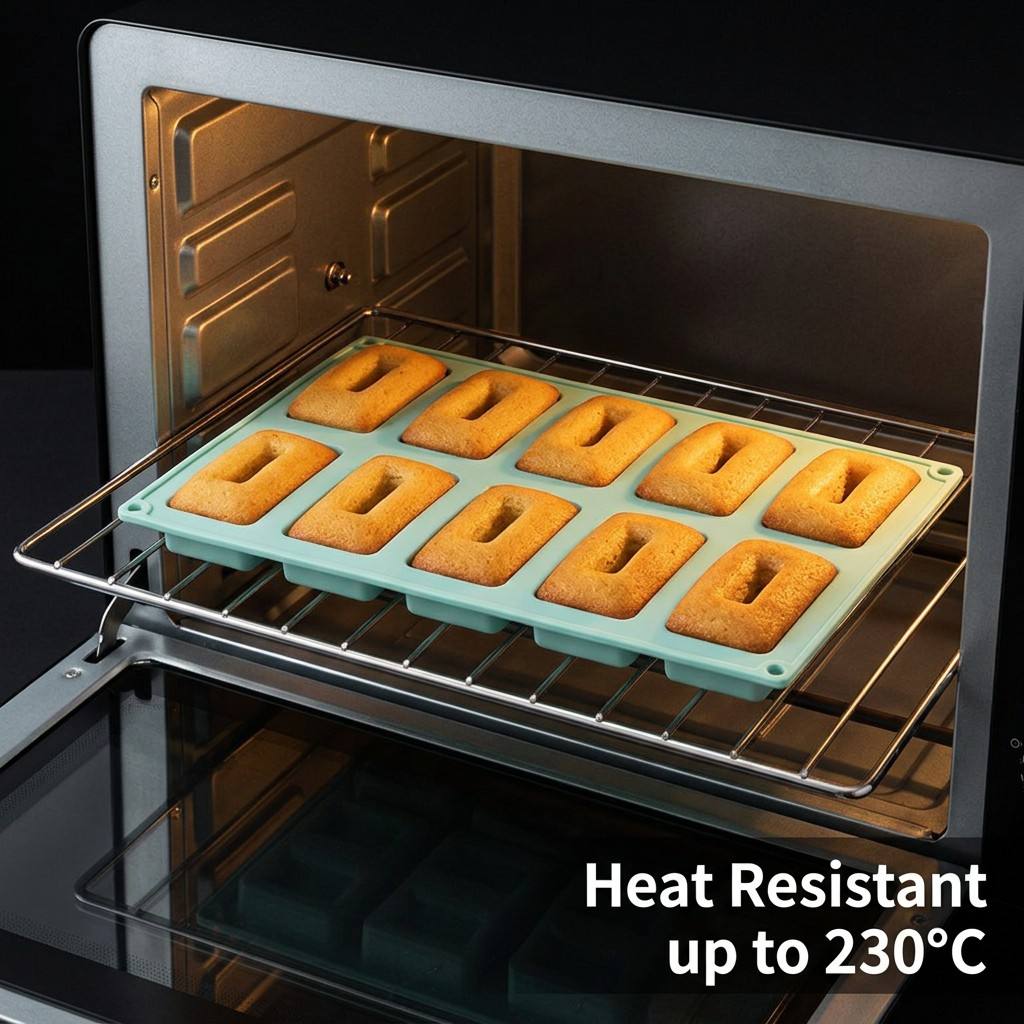 Soap Making Tray - Moule de cuisson rectangulaire en silicone