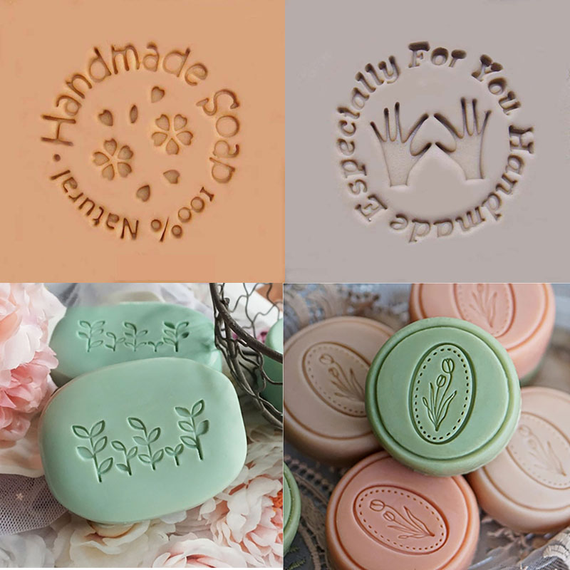Soap Making Items - Moule de tampon à savon personnalisé,