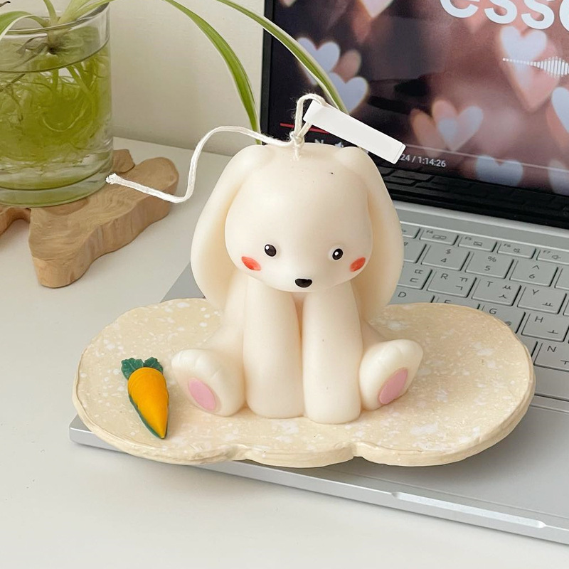 Soap Making At Home - Moule à bougie en Silicone lapin