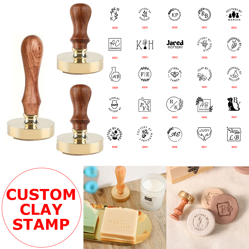 Soap Stamp Custom - Tampons en argile personnalisés avec votre