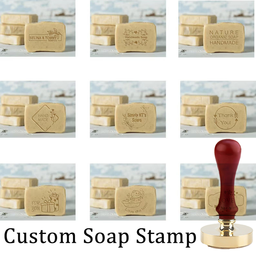 Soap Stamp Custom - Tampon à savon personnalisé, tampon à