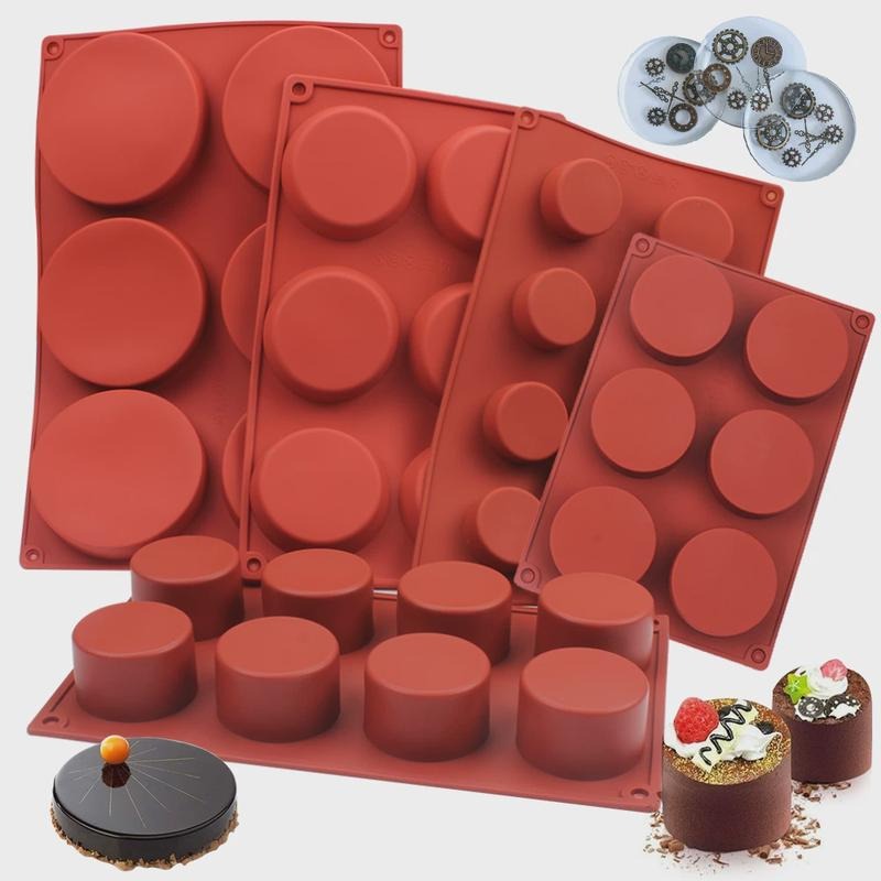 Soap Mold Silicone Loaf - Moule à savon rond en silicone,