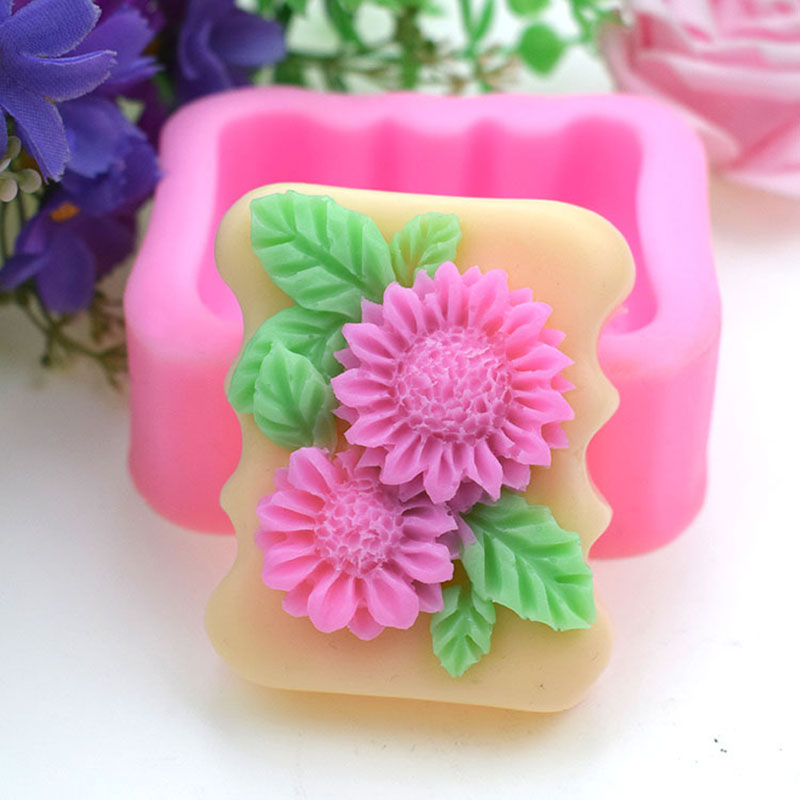 Moule à savon en Silicone à fl - Soap Making Homemade avis et prix