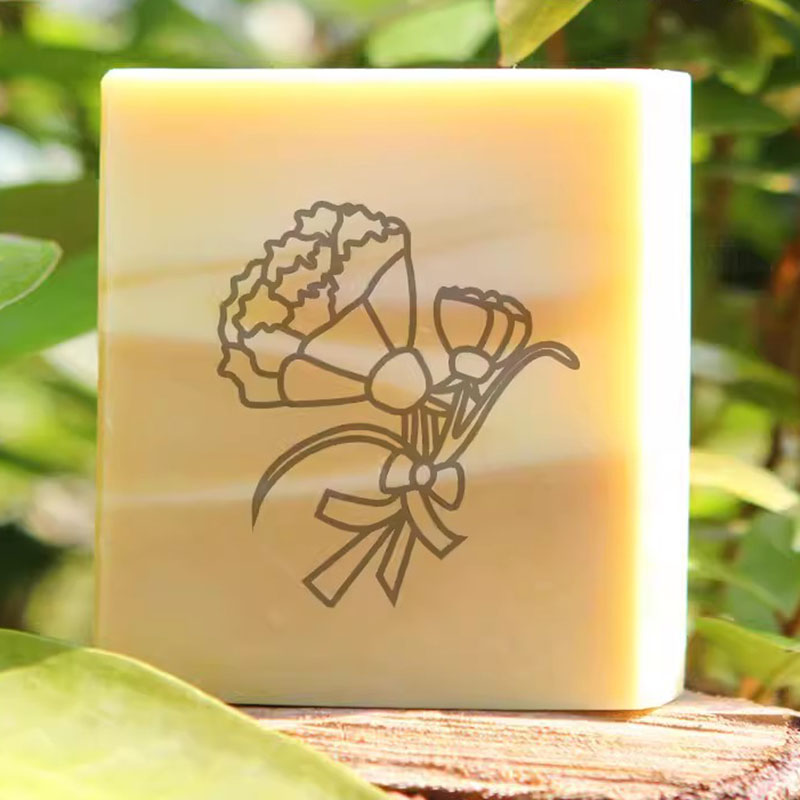 Timbre transparent fait main f - Soap Stamp Custom avis et prix