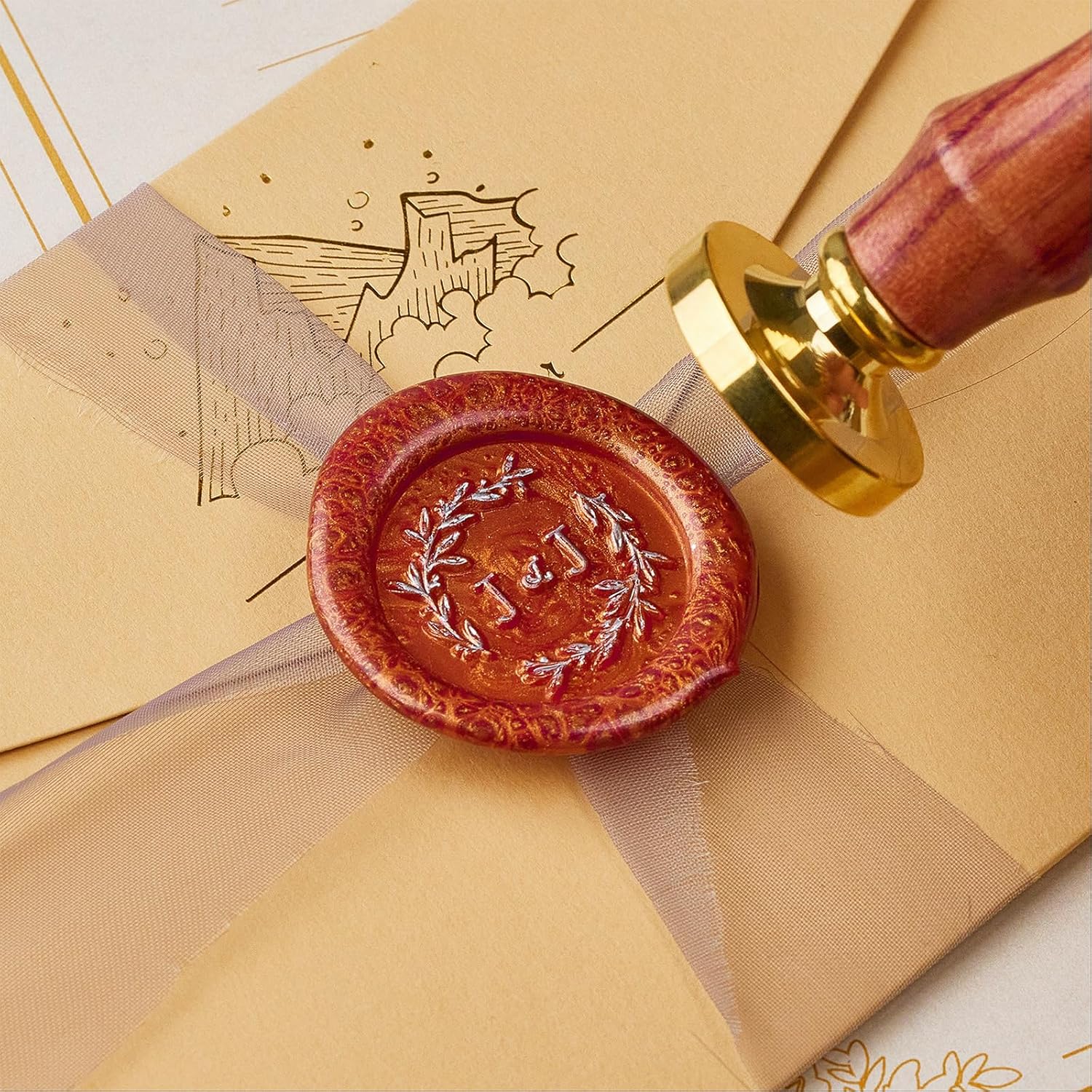 Sceau de cire personnalisé pou - Soap Stamp Custom avis et prix