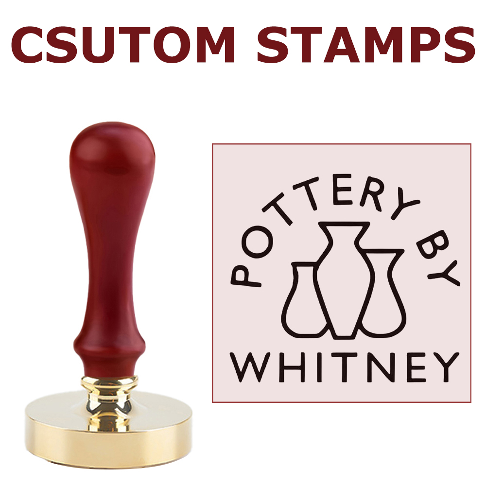 Tampon de poterie personnalisé - Soap Stamp Custom avis et prix