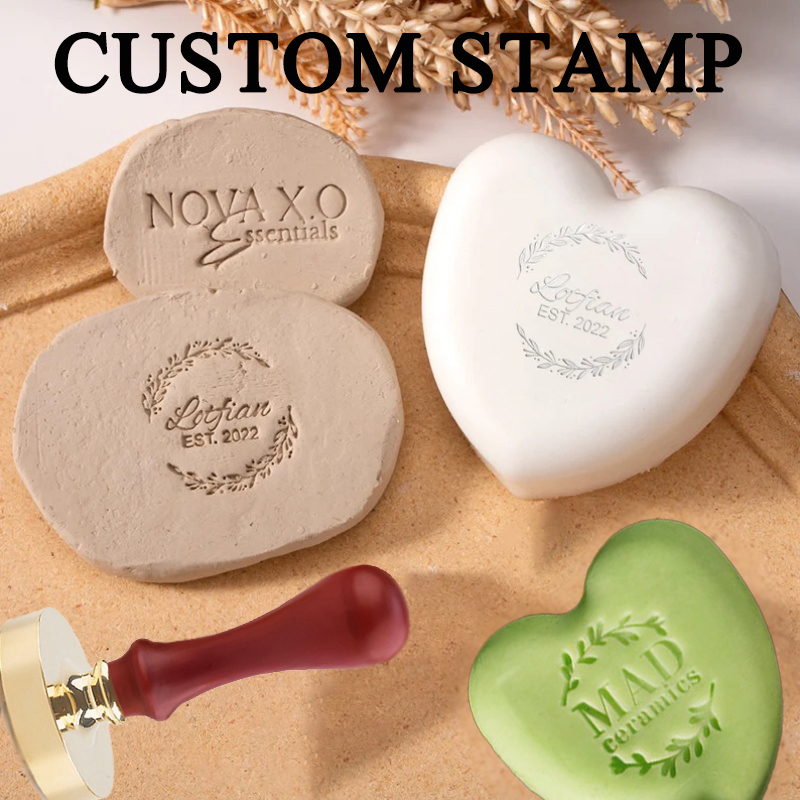 Tampon de poterie personnalisé - Soap Stamp Custom avis et prix