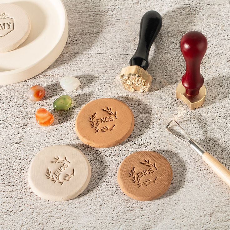 Tampon de poterie personnalisé - Soap Stamp Custom avis et prix