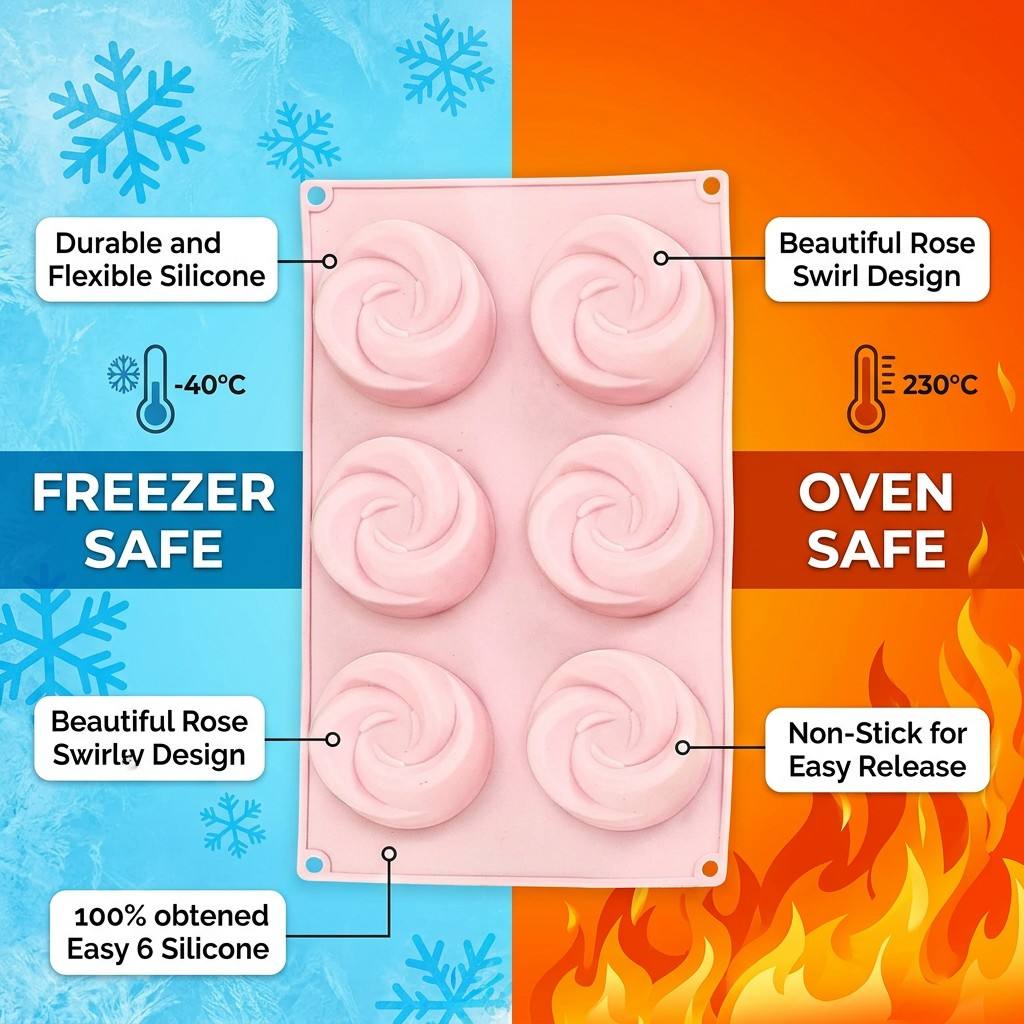 Moule en silicone 6 cavités en - Soap Mold Silicone Loaf avis et prix