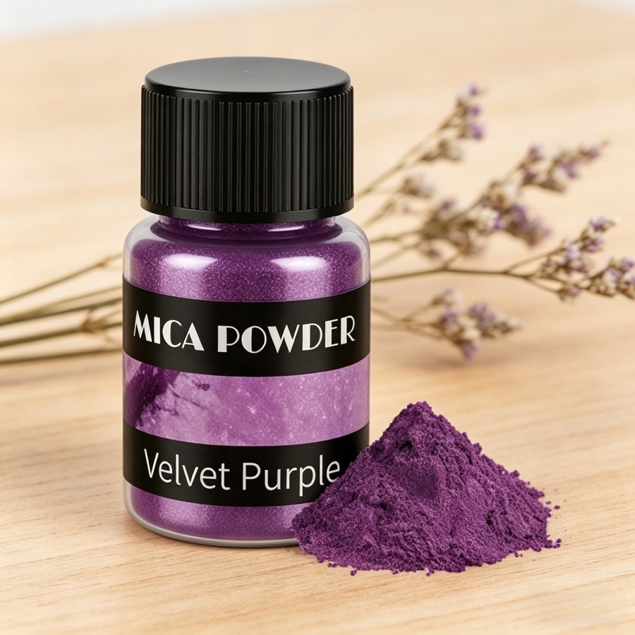 Poudre de mica violette velout - Soap Making Items avis et prix