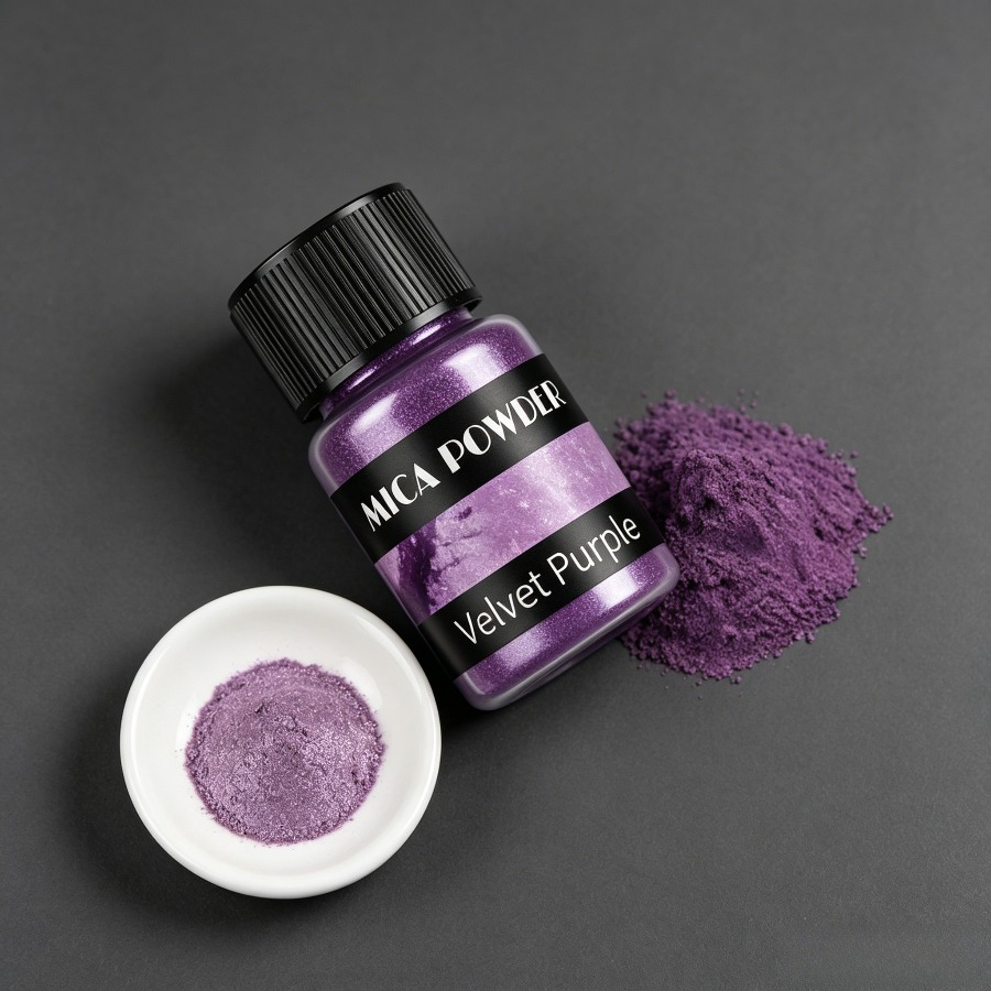 Poudre de mica violette velout - Soap Making Items avis et prix
