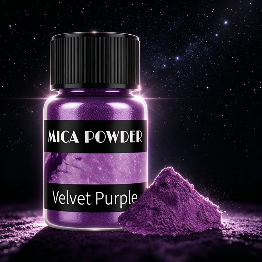 Poudre de mica violette velout - Soap Making Items avis et prix